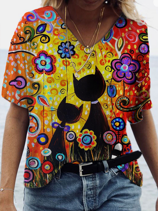 Blusa Estampado Flores